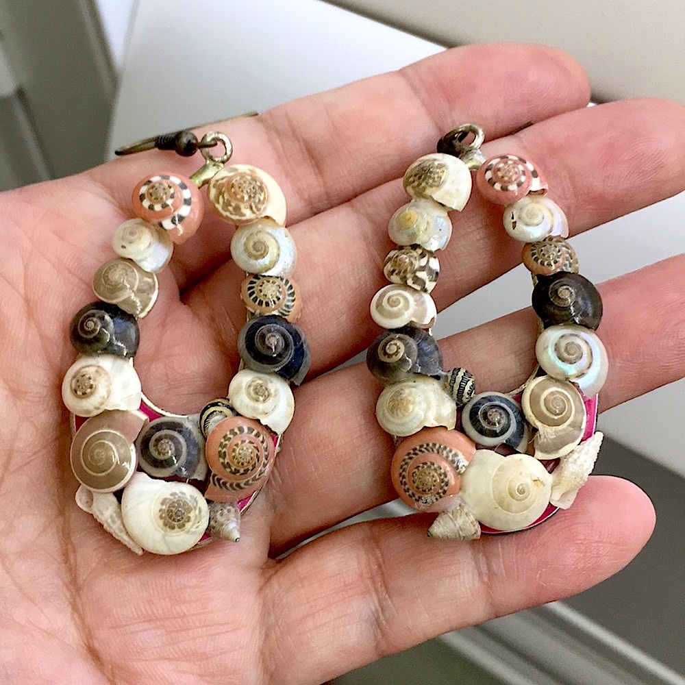 Multiple Shells Earrings - image 1